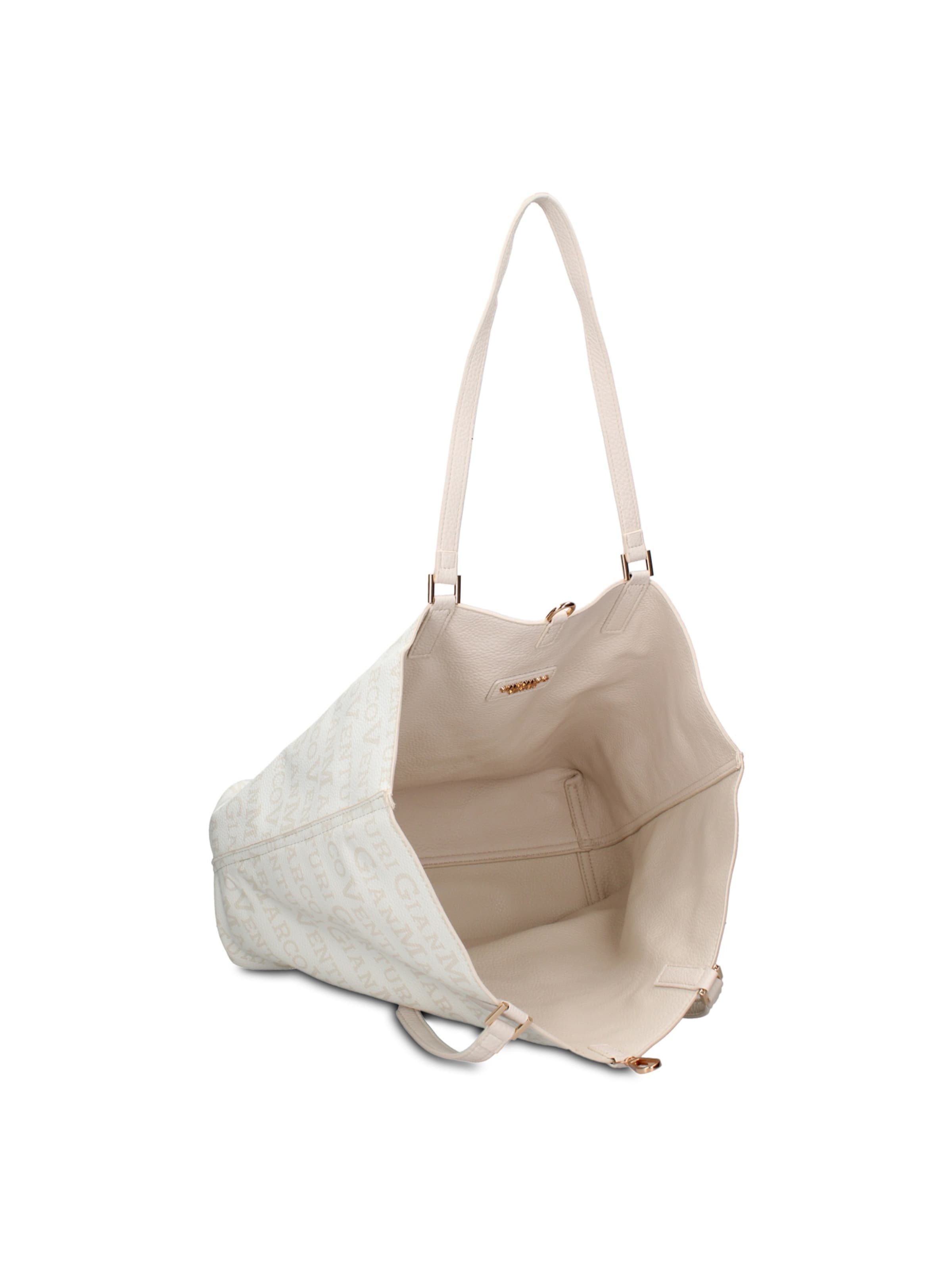 Shopper 'Shopper Elegante Pelle Vegana Gianmarco Venturi - Borsa Donna Versatile' di GianMarco Venturi in beige