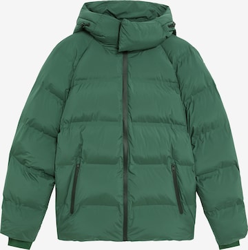 Lyle & Scott Tussenjas in Groen: voorkant