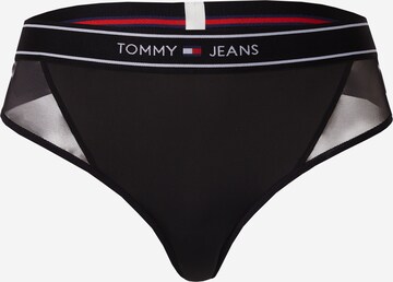 Tommy Jeans String in Schwarz: predná strana