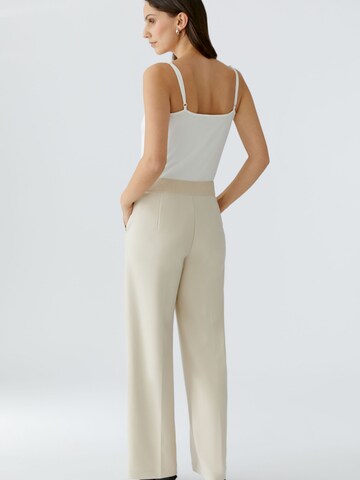 OUI Regular Pleated Pants 'Lacy' in Beige
