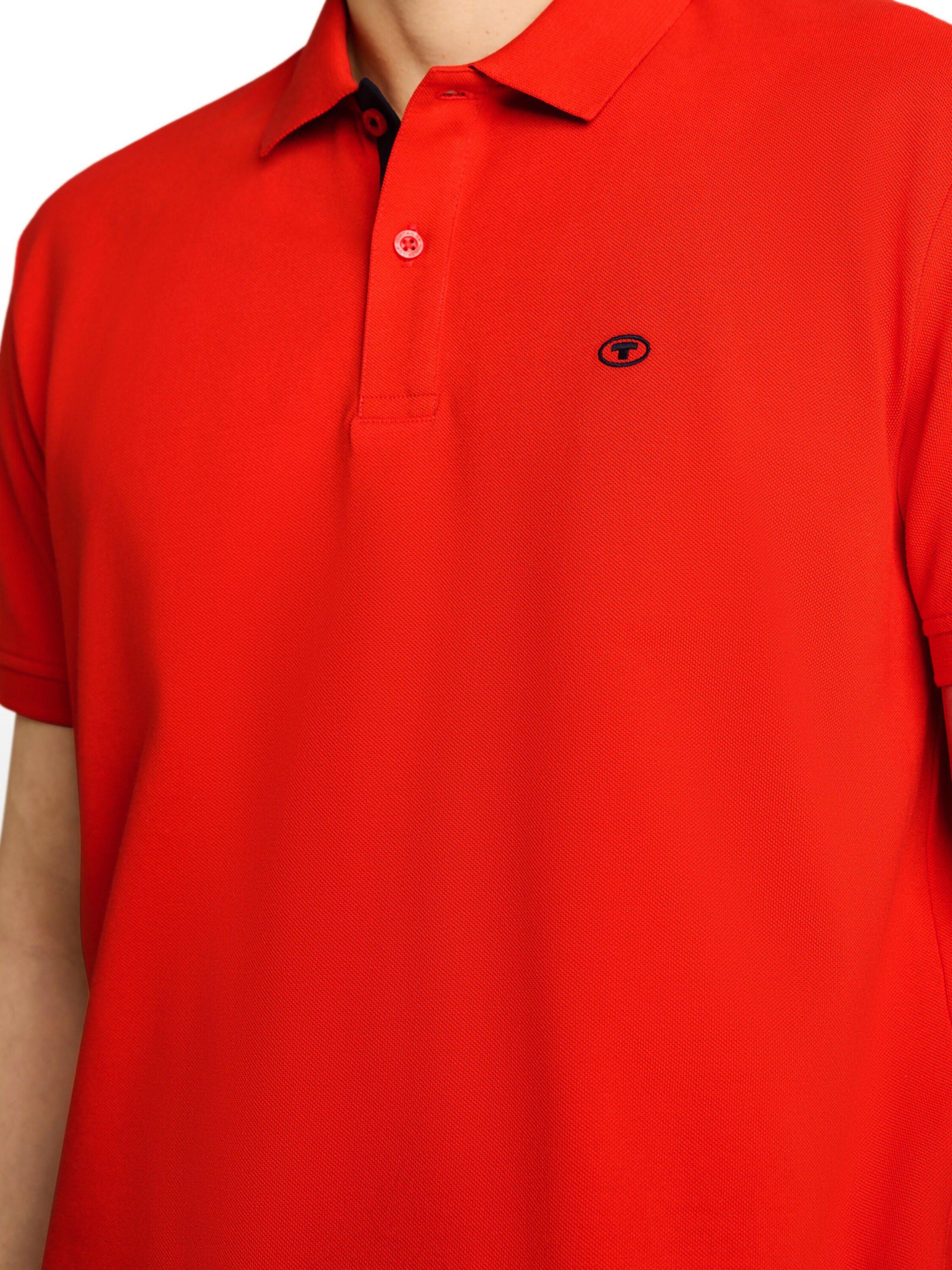 TOM TAILOR Poloshirt in Rot