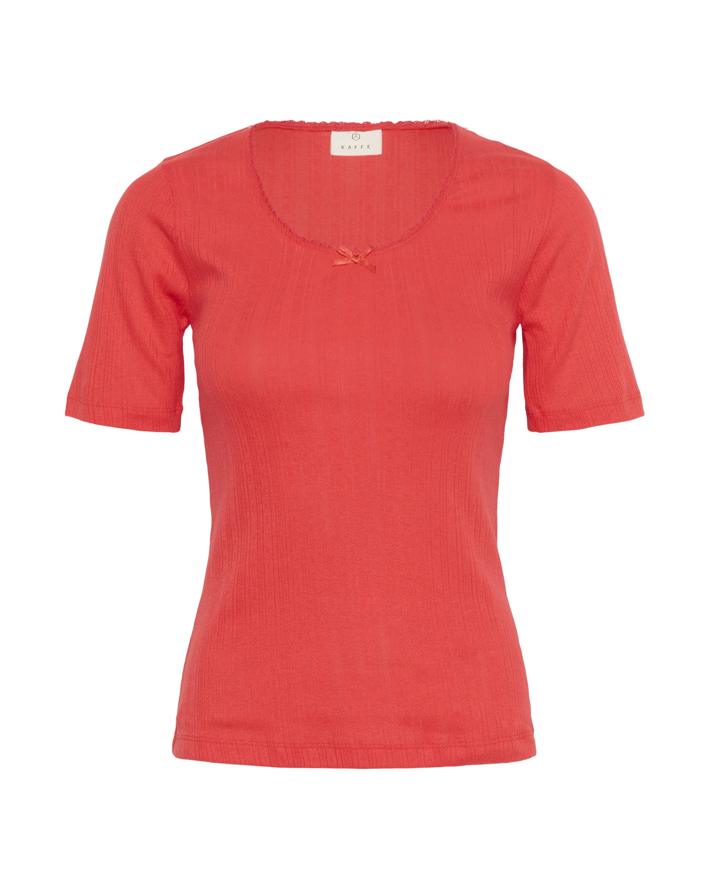 Kaffe Tričko 'Viba' – pink: přední strana