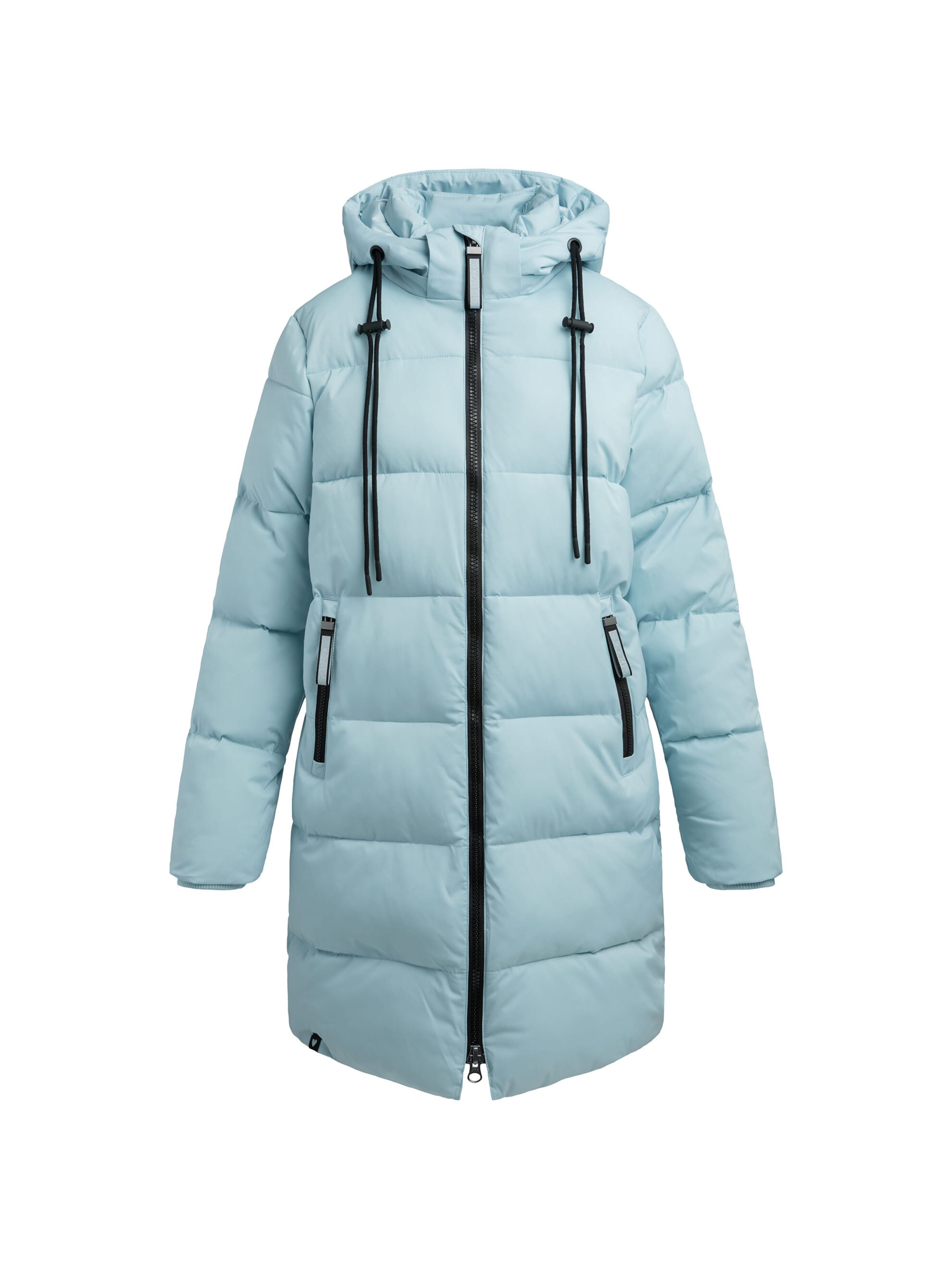 Soccx Winter Coat in Blue: front