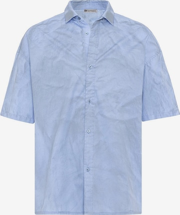 mėlyna Dandalo Patogus modelis Marškiniai: priekis