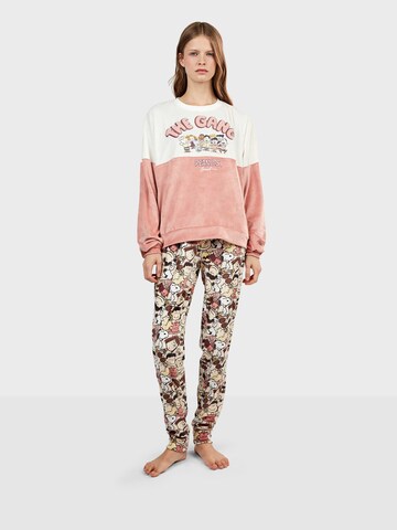 Gisela - Pijama 'Snoopy' en rosa: frente