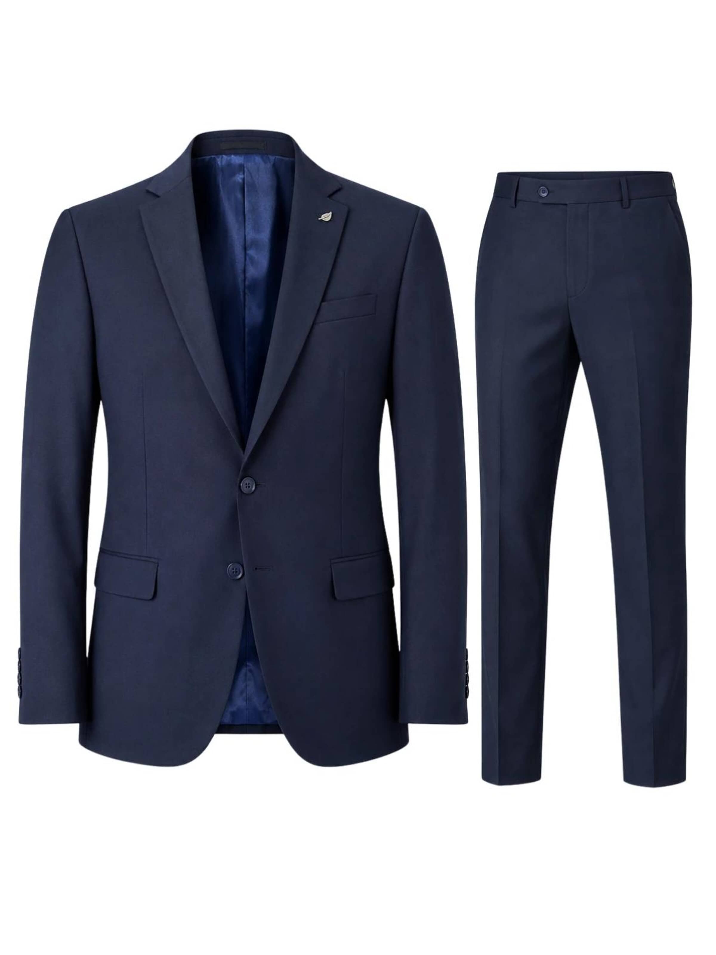 Guild Slim fit Suit 'Extra Slim fit Business Anzug' in Blue
