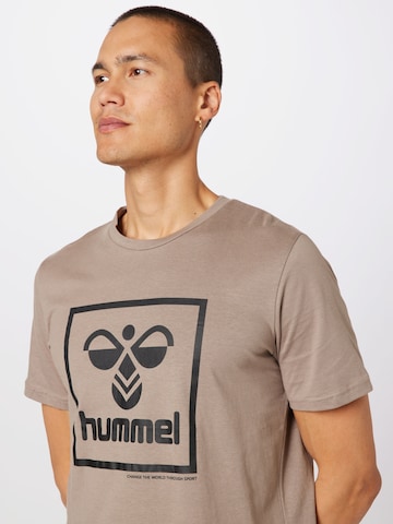 Hummel Performance shirt in Beige