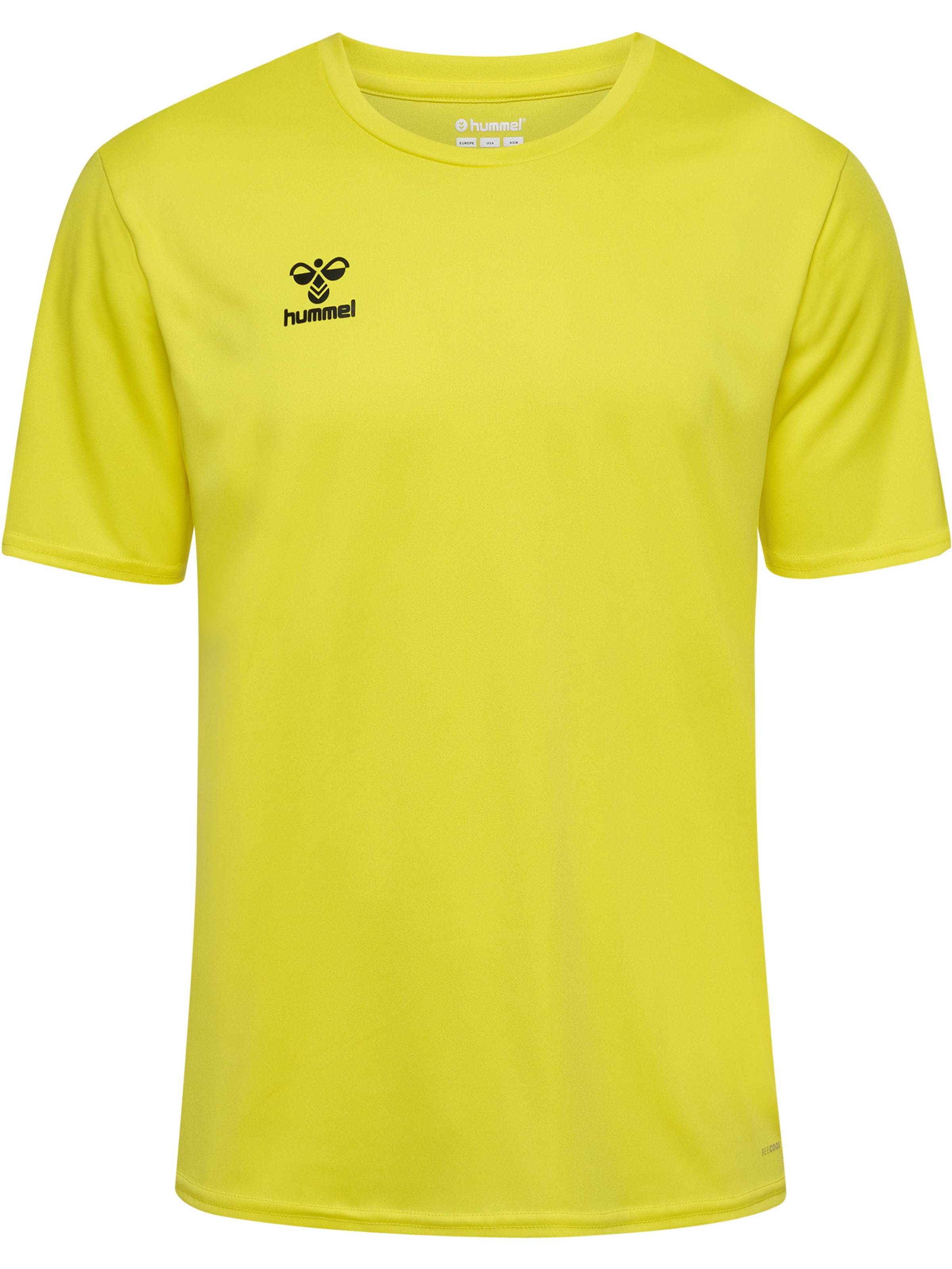 Hummel Performance shirt 'ESSENTIAL' in Yellow: front