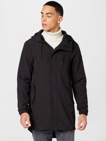 Only & Sons Between-Seasons Parka 'HALL' in Black: front