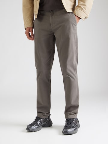 Bruun & Stengade Обычный Брюки-чинос 'Rino' в Зеленый: спереди