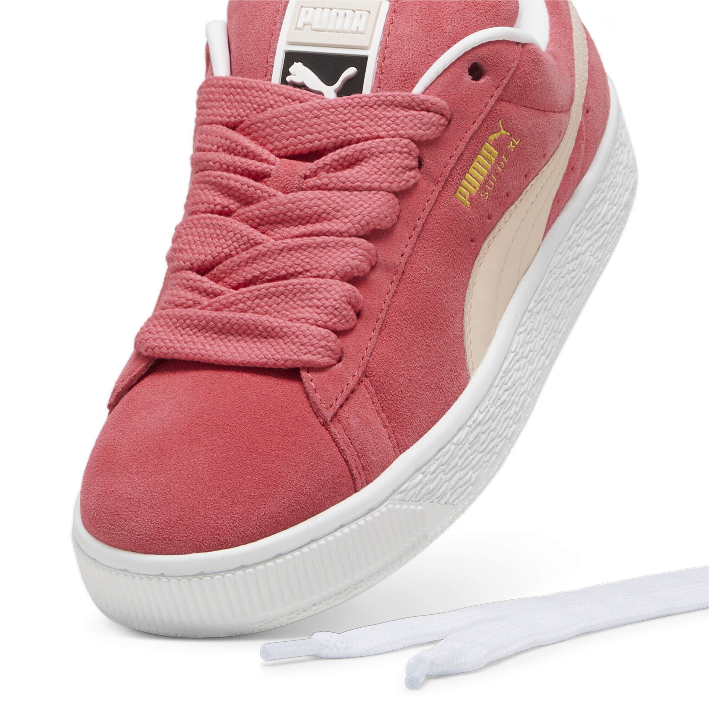 Baskets basses 'Suede XL' PUMA en rouge