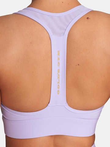 GOLD´S GYM APPAREL Bustier Sport bh 'Nadia' in Lila
