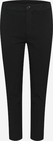 Regular Pantalon chino 'Benghta' CULTURE en noir : devant