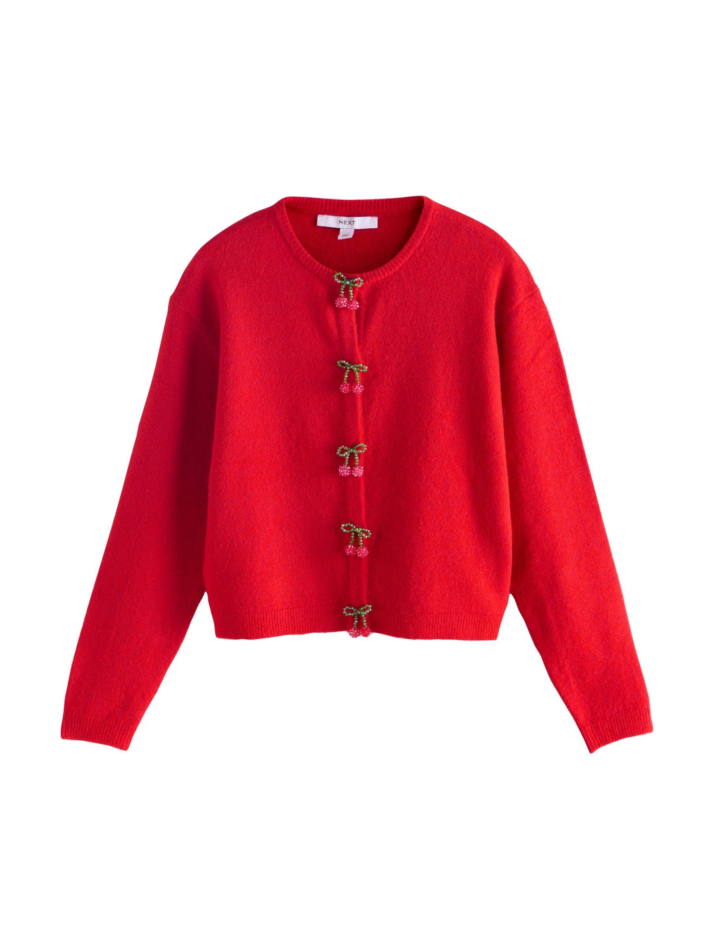 Next Kardigán - Červená: predná strana