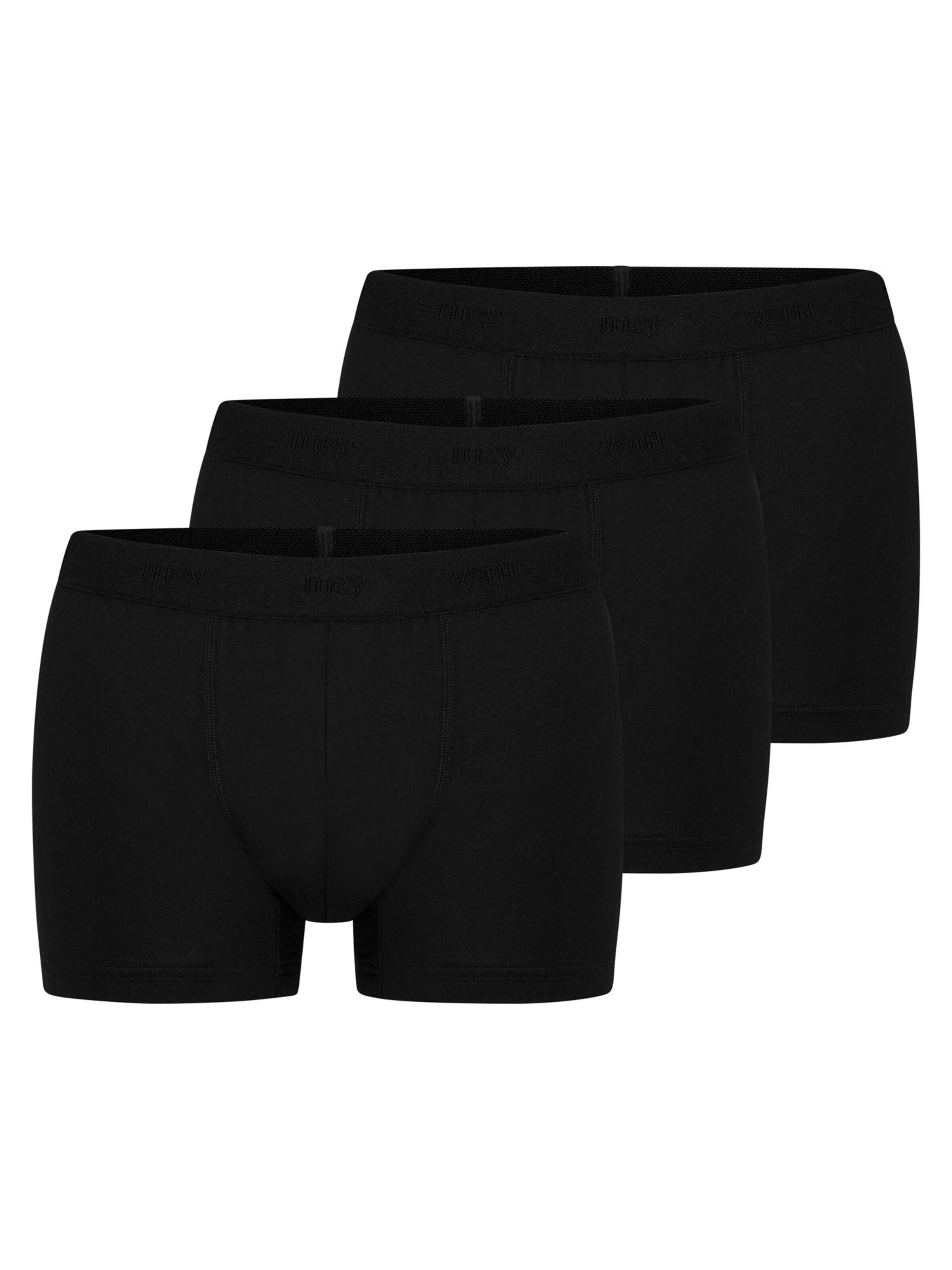 Mey Boxer shorts 'Comfort Cotton' in Black: front