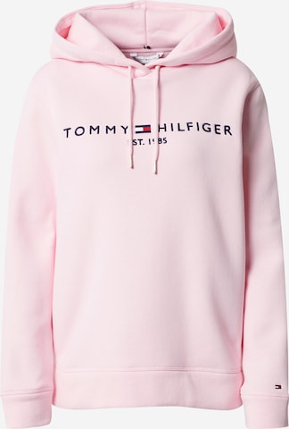 Sweat-shirt TOMMY HILFIGER en rose : devant