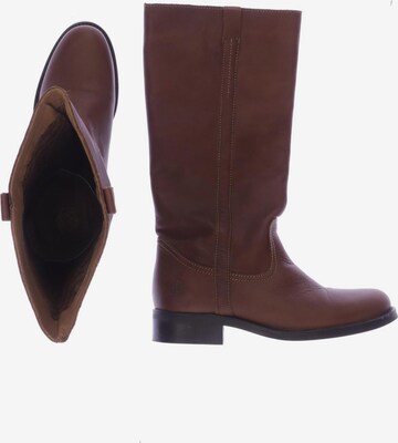 Apple of Eden Dress Boots in 39 in Brown: front