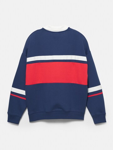 Bluză de molton 'STWD' de la Pull&Bear pe albastru