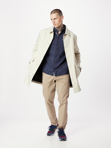 FQ1924 - Comfort Fit Camisa 'Steven' em azul