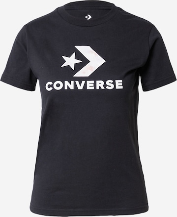 CONVERSE Koszulka w kolorze czarny: przód