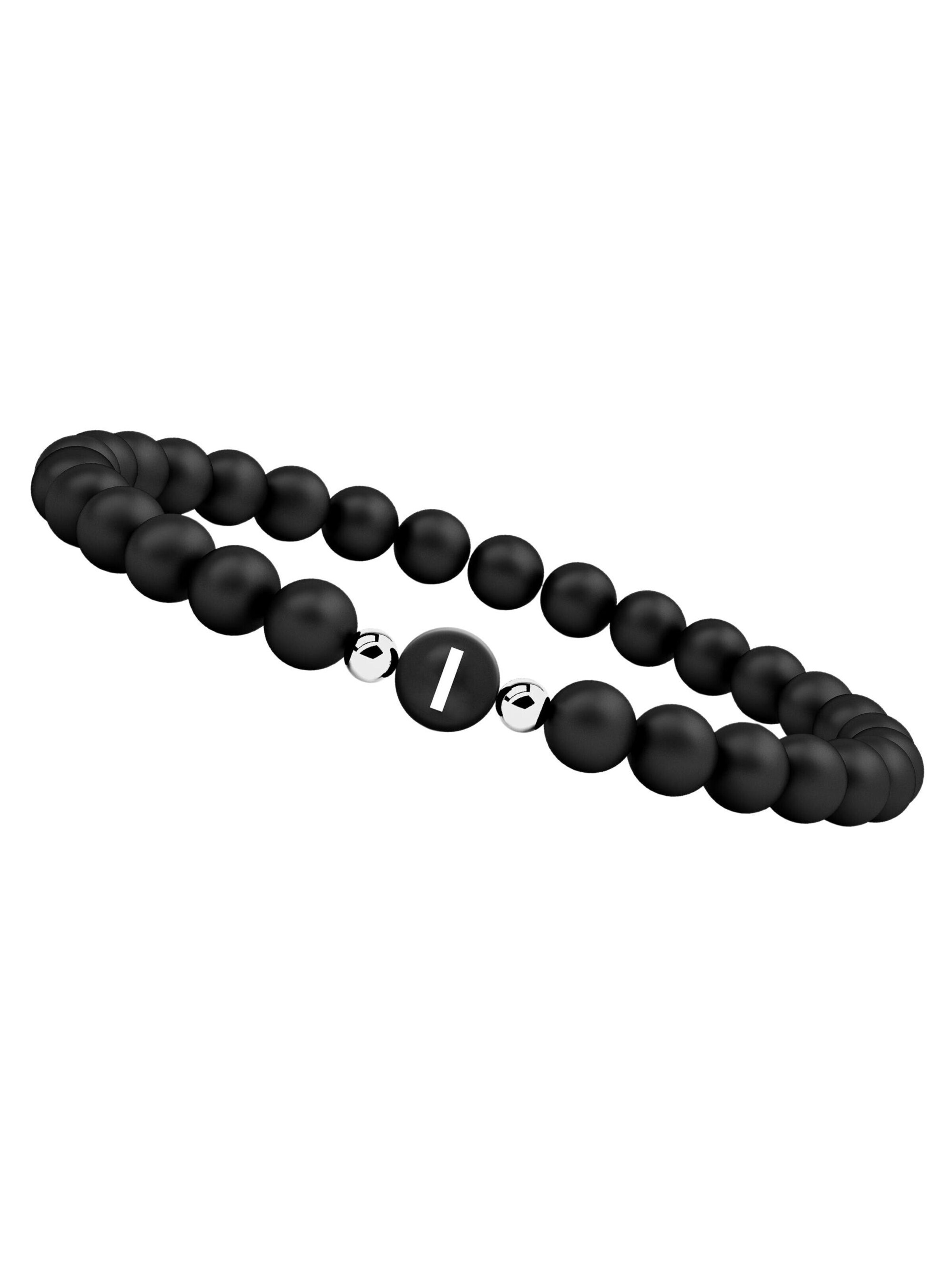 Bracelet GOOD.designs en noir : devant