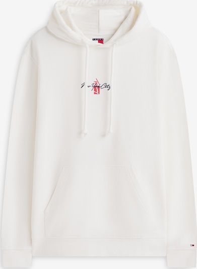 Megztinis be užsegimo iš Tommy Jeans, spalva – raudona / balta, Prekių apžvalga