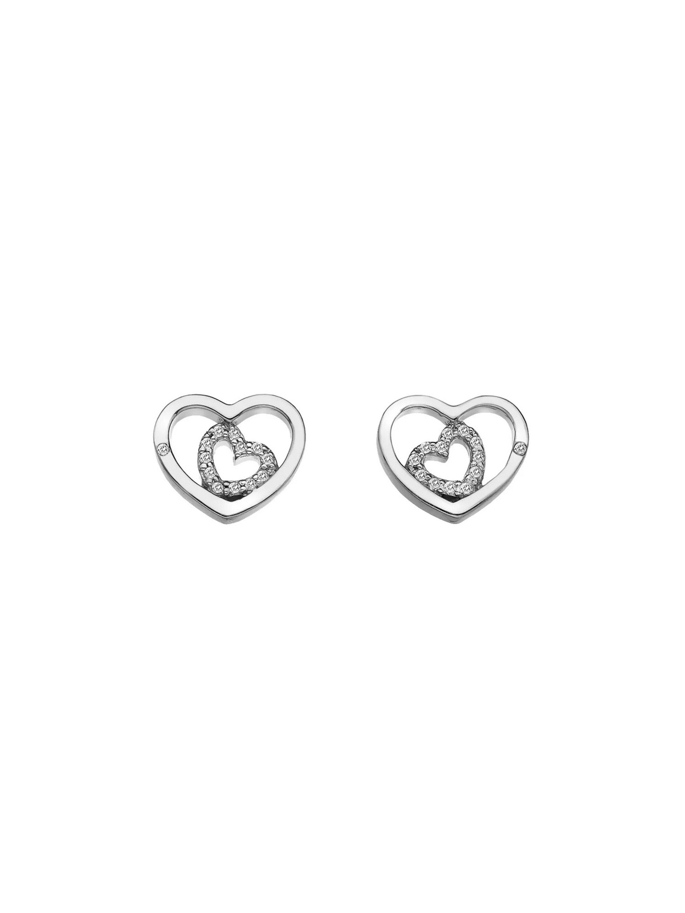 Hot Diamonds Náušnice 'Adorable' – stříbrná: přední strana