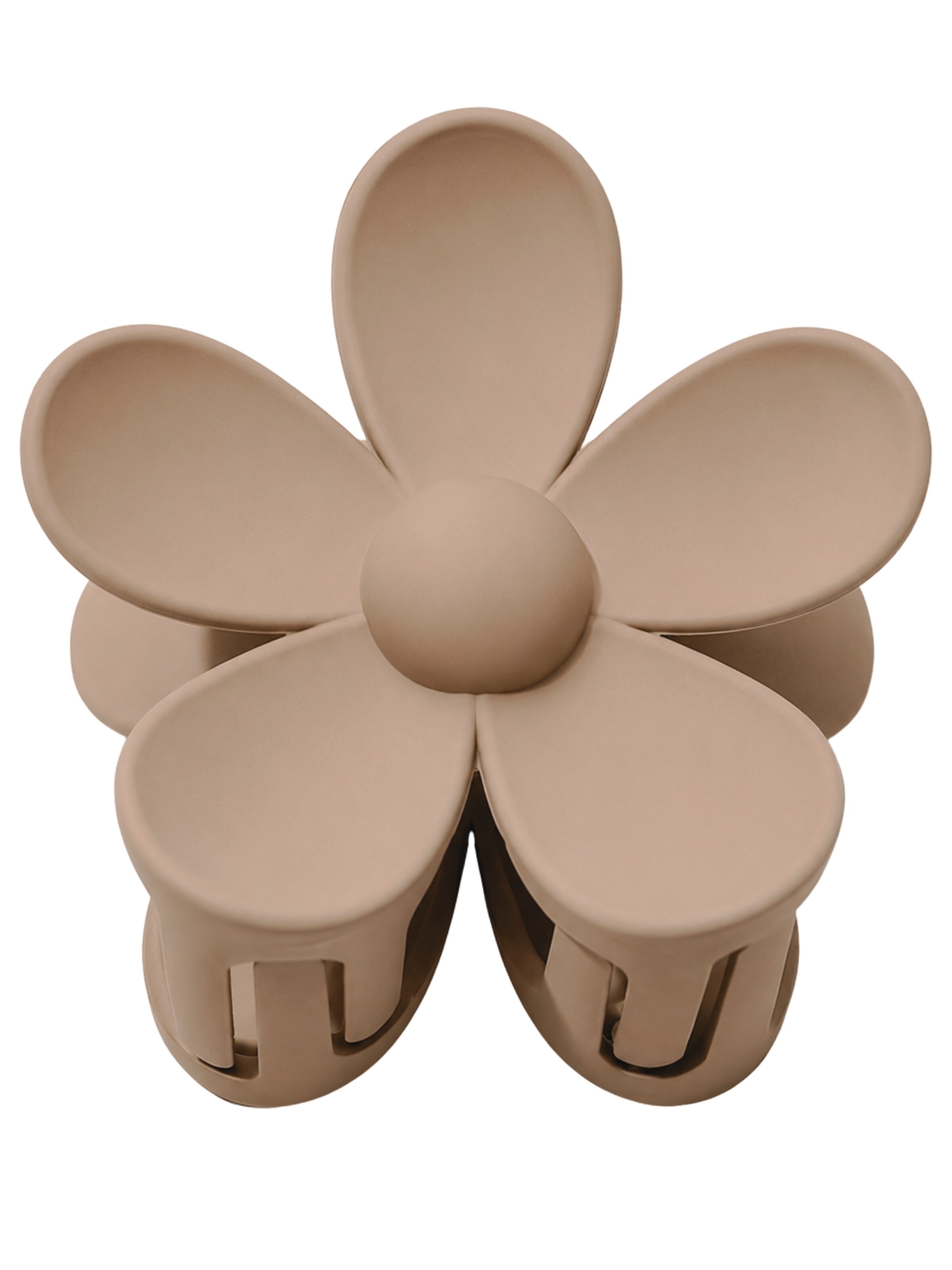 soho Hair accesoires Κοσμήματα για τα μαλλιά 'Bloom Hair Claw - Brown' σε καφέ: μπροστά