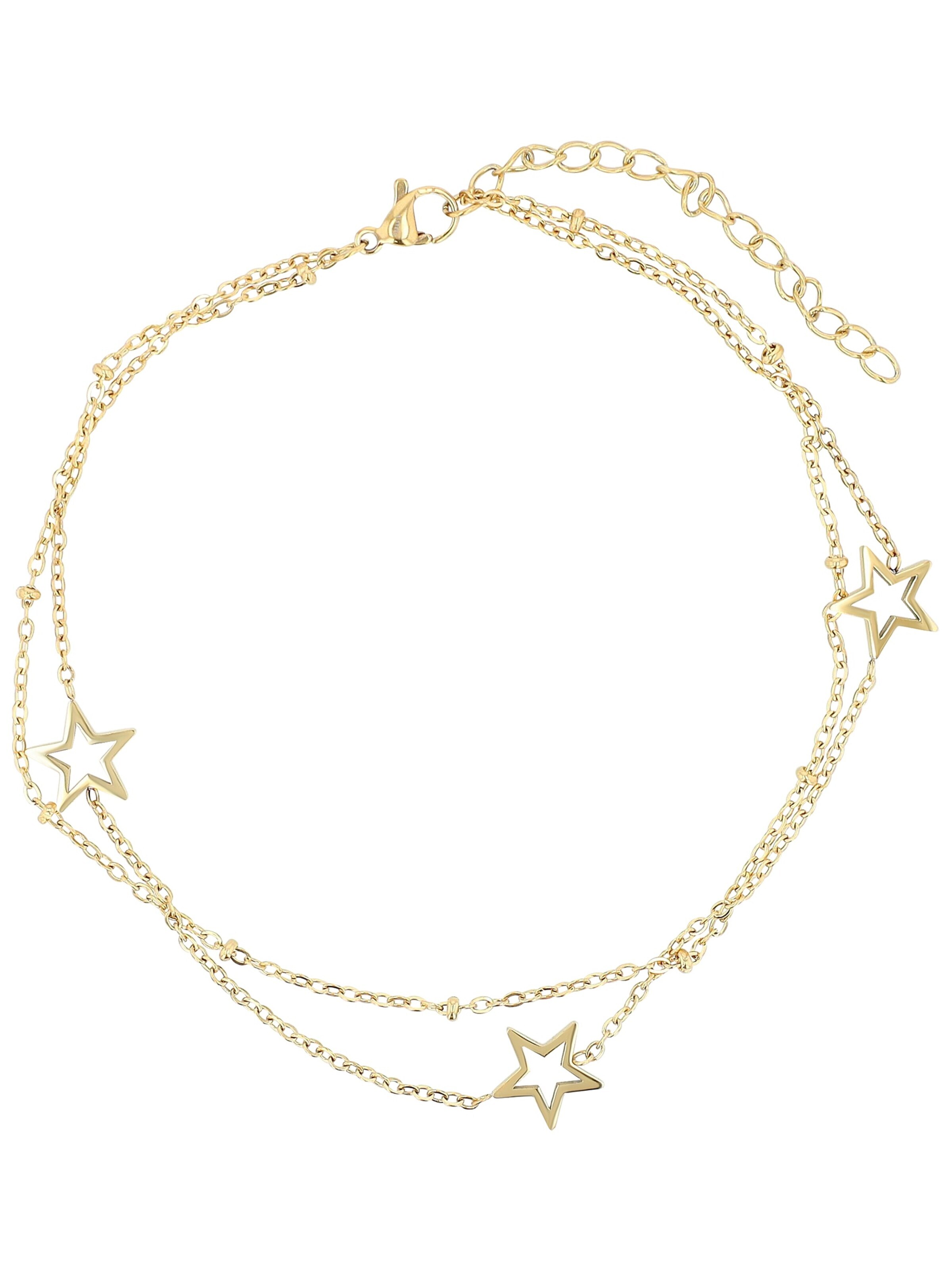 Akzent Fußschmuck 'Svea, langlebig'‌‌‌‌‌‌‌‌‌‌ in Gold: Vorderseite