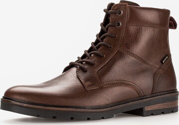 Pius Gabor Lace-Up Boots in Brown: front