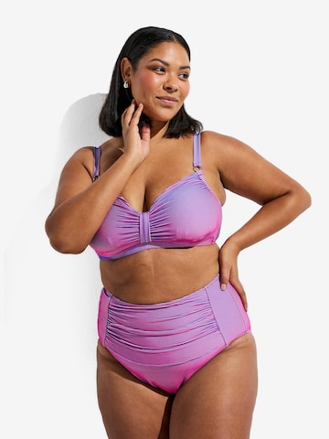 rožinė Swim by Zizzi Bikinio kelnaitės 'Svary': priekis