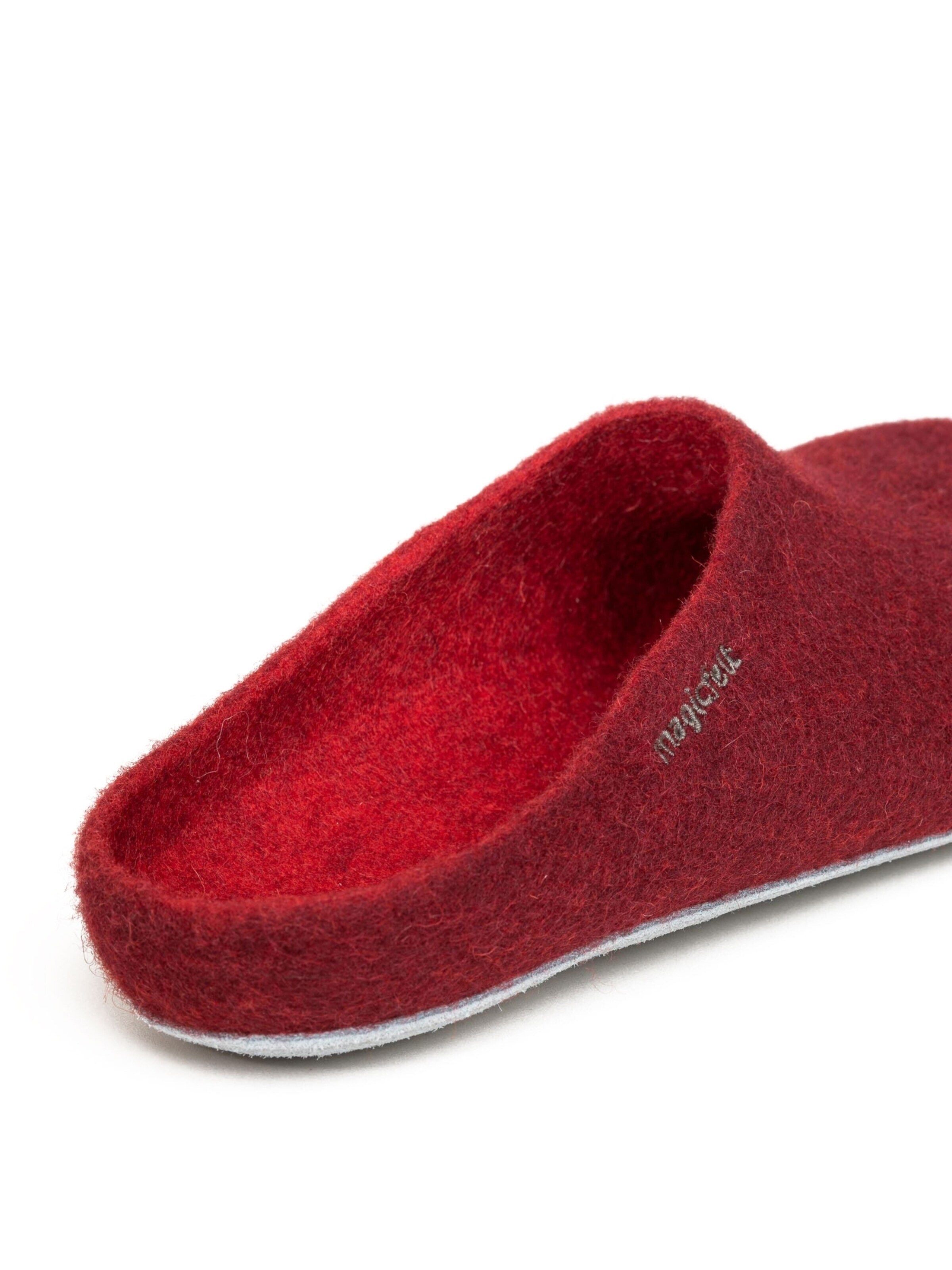 MagicFelt Slippers 'Filzpantoffel AP 701' in Red