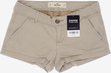 HOLLISTER Shorts in XXXS in Beige: front
