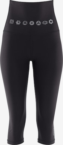 Winshape - Skinny Calças de desporto 'Hwl212C' em preto: frente