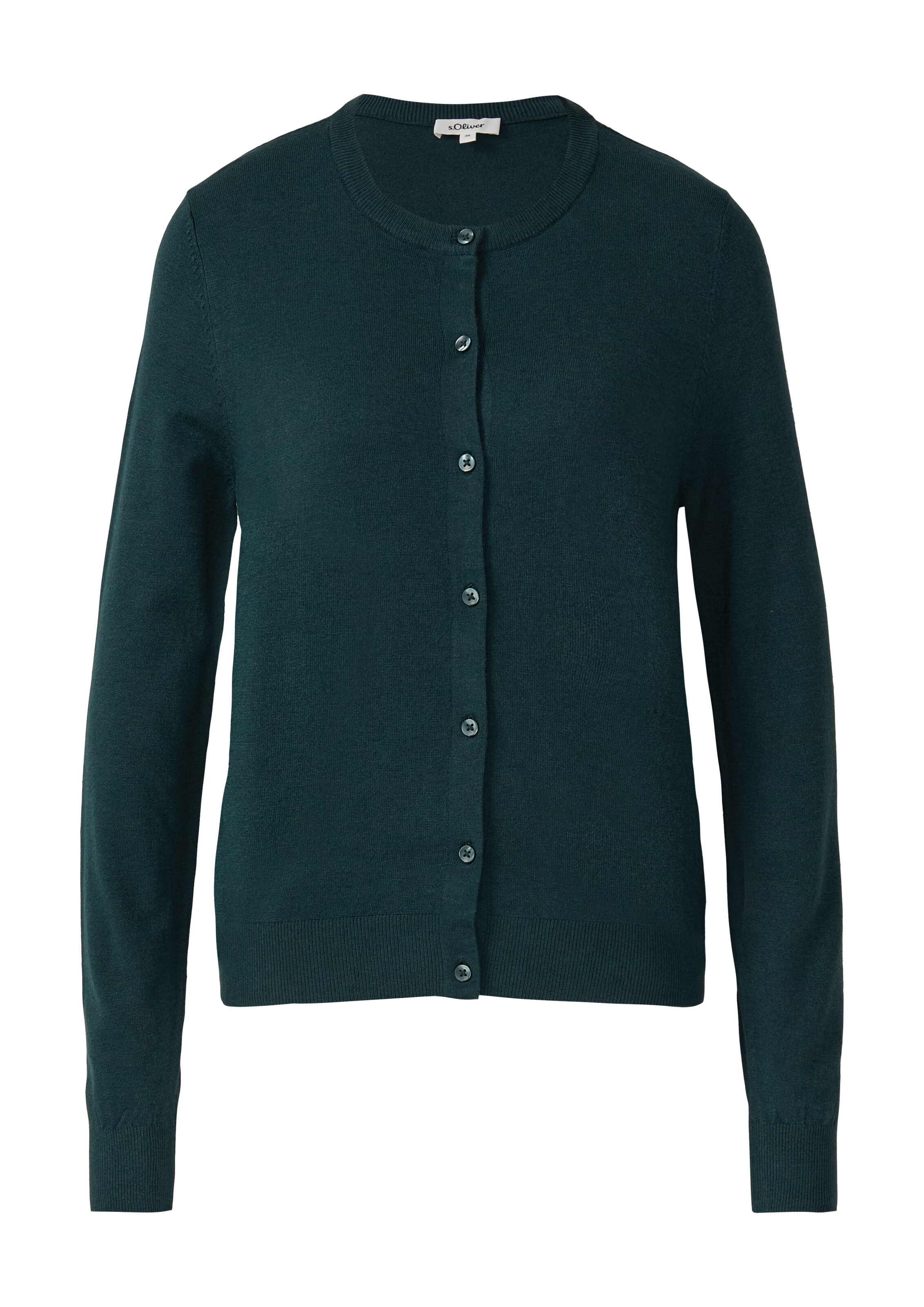 Cardigan s.Oliver en vert : devant
