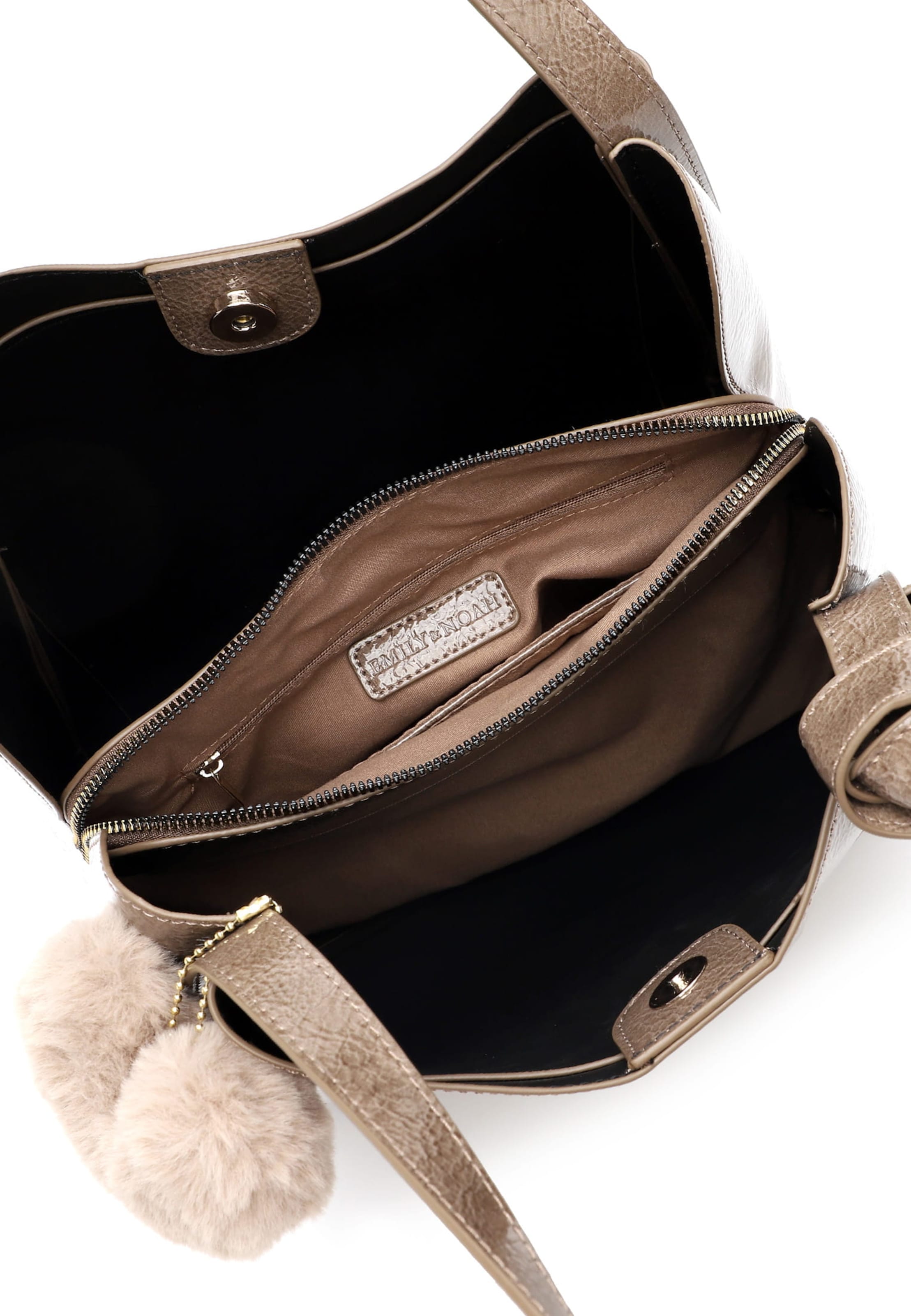 Cabas 'Leana ' Emily & Noah en beige