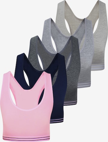Bustier Soutien-gorge 'Mädchen Bustier Tanja' LOREZA en mélange de couleurs : devant