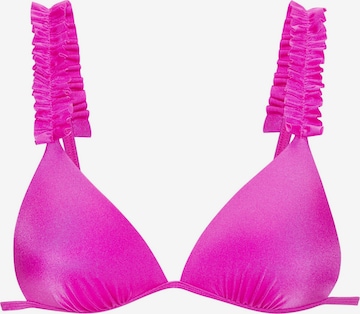 LASCANA Kolmio Bikinitoppi värissä vaaleanpunainen: etupuoli