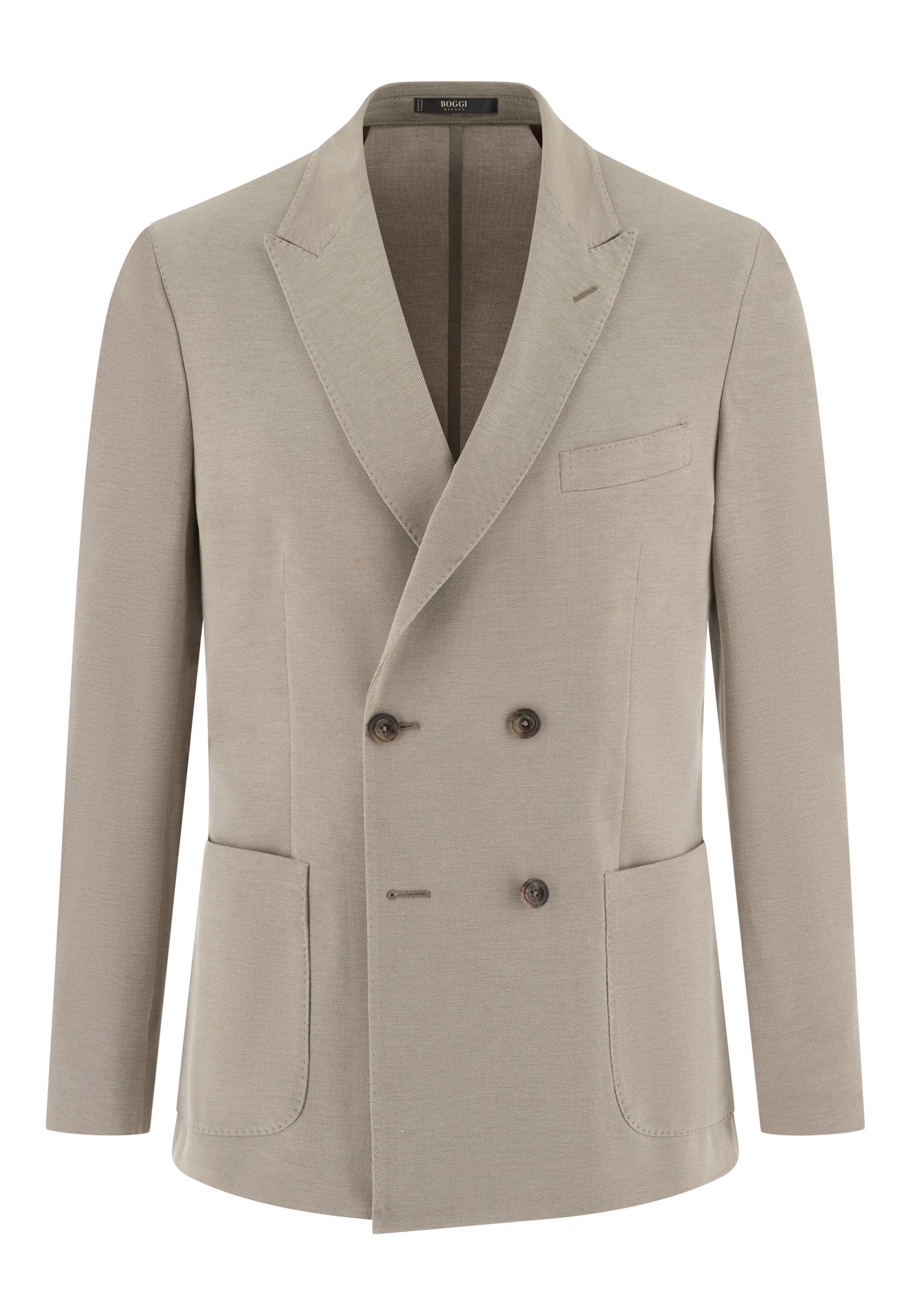 Boggi Milano Regular fit Colbert in Bruin: voorkant