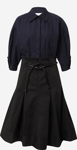 3.1 Phillip Lim Shirt dress 'ORIGAMI' in Black: front