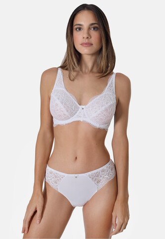Slip 'BEAUTIFUL ROSE' sassa en blanc