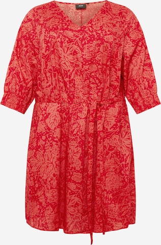 Zizzi فستان 'MIRMA' بـ أحمر: الأمام
