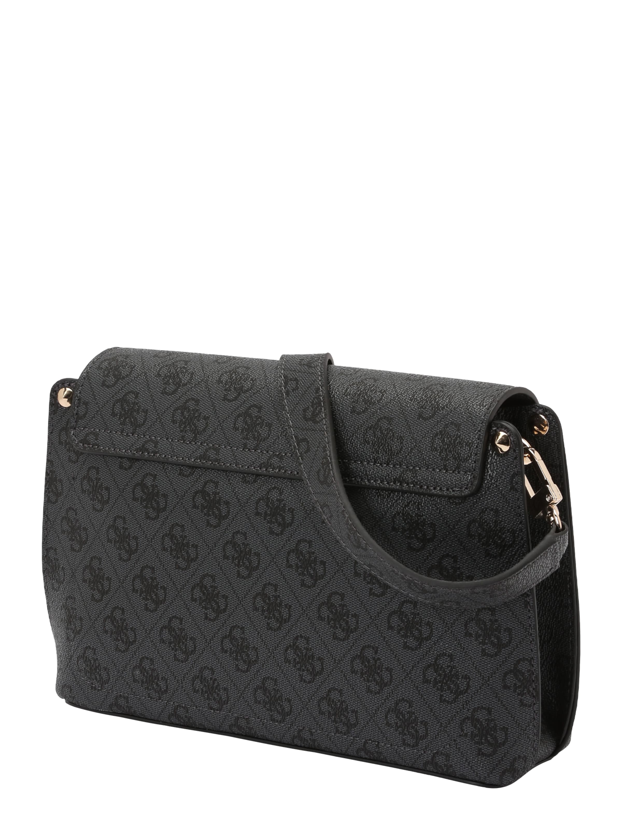 GUESS Τσάντα ώμου 'MERIDIAN II FLAP CROSSBODY' σε γκρι: μπροστά