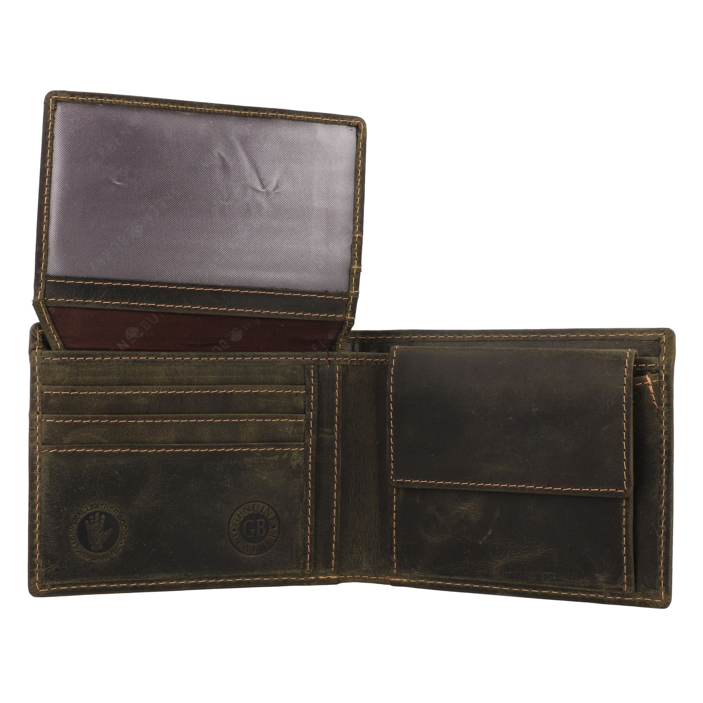 GREENBURRY Portemonnee in Bruin