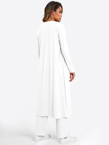 Imily Bela Hausanzug in Weiß: Rückseite