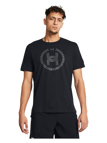 UNDER ARMOUR Performance Shirt 'Launch' in Black