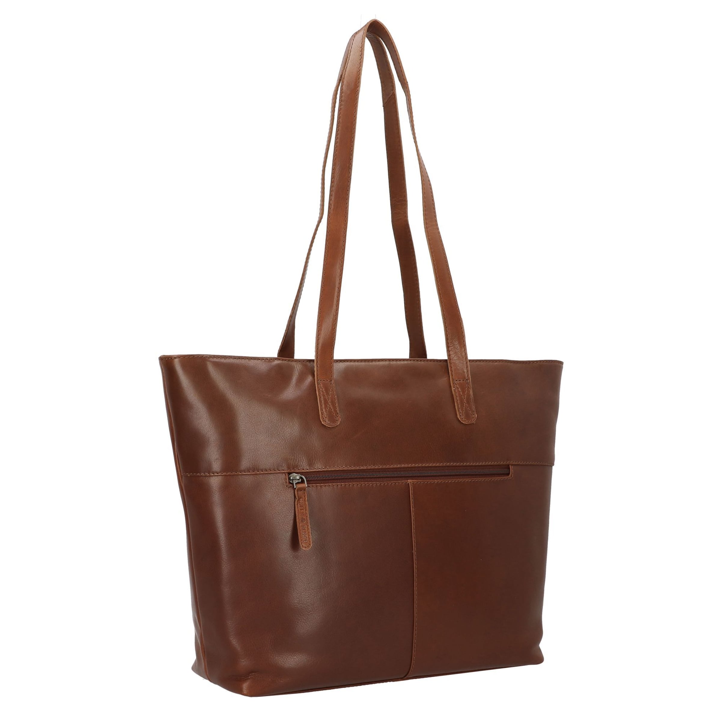 Cabas 'Vintage' GREENBURRY en marron