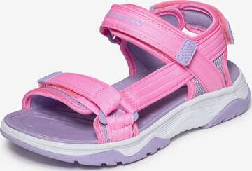 SKECHERS Sandale in Pink: Vorderseite