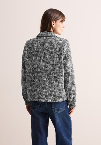 CECIL Boucle Jacke in Schwarz