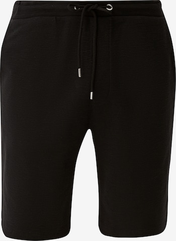 s.Oliver Regular Trousers in Black: front